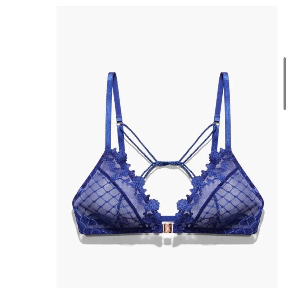 Savage X Fenty Bralette blue L new with tags